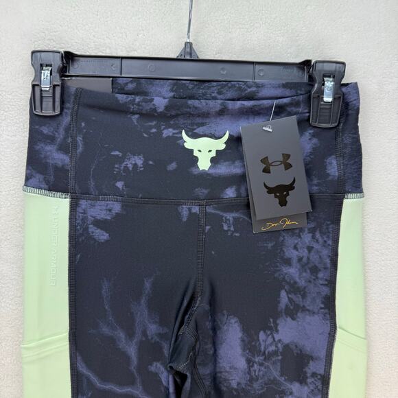 UNDER ARMOUR X PROJECT ROCK WOMEN'S SMALL COMPRESSION LEGGINGS 1373603 - Picture 2 of 7